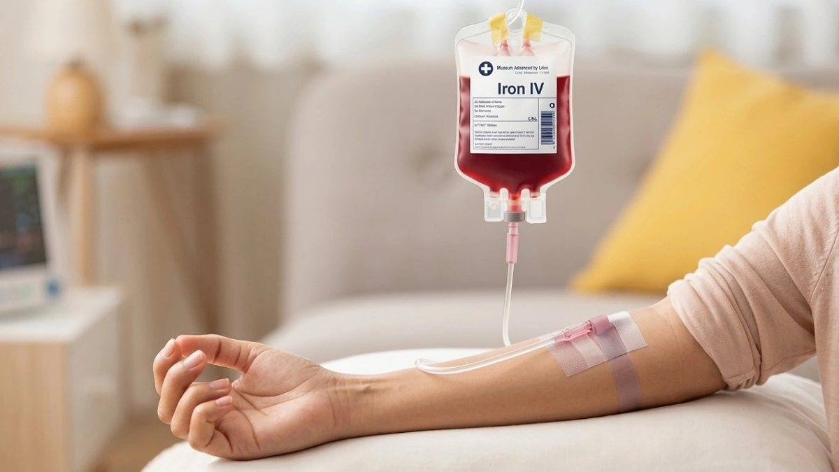 Post-iron infusion care